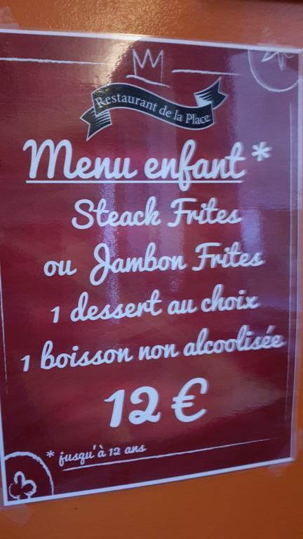Pension Hotel Restaurant De La Place Voujeaucourt Bagian luar foto